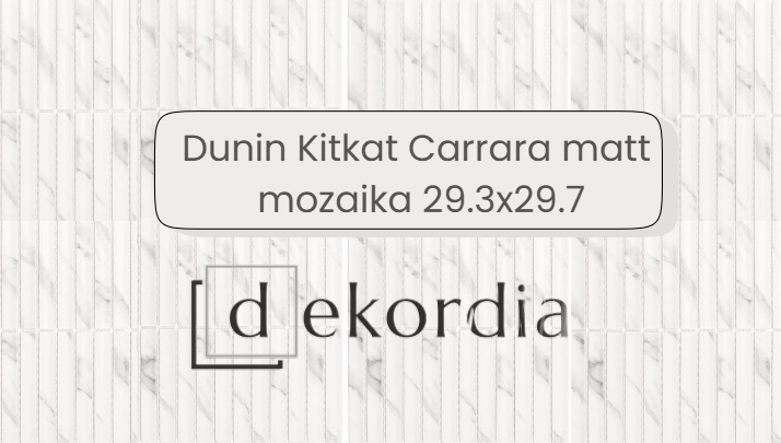 Dunin Kitkat Carrara matt mozaika 29.3x29.7